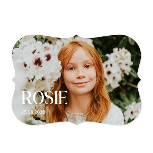 Grusskarte mit Klammer-Rahmen Querformat 14,3 x 10 cm