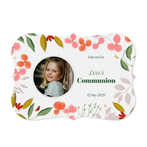 Grusskarte mit Klammer-Rahmen Querformat 14,3 x 10 cm