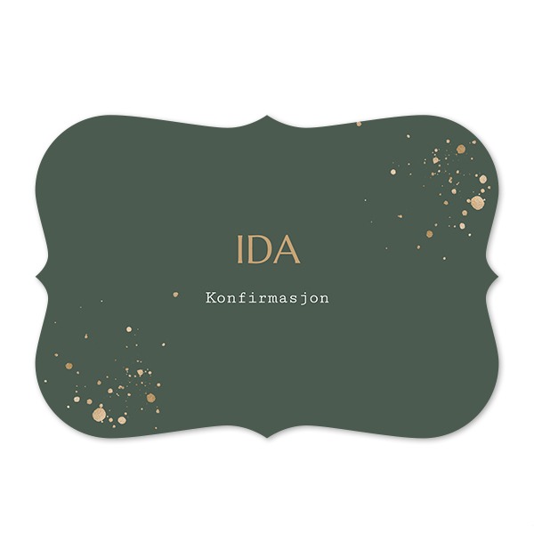 Enkle Fotokort med spisse kanter Liggende 14,3 x 10 cm