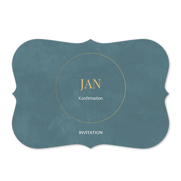 Enkle Fotokort spidse kanter Landskab 14,3 x 10 cm