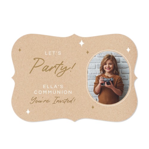 Faire-part 1 volet Accolades paysage 14,3 x 10 cm Faire-part 1 volet Accolades paysage 14,3 x 10 cm