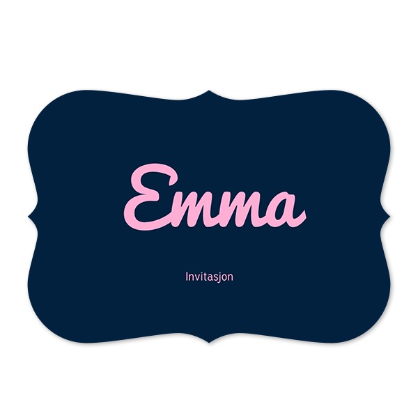 Enkle Fotokort med spisse kanter Liggende 14,3 x 10 cm