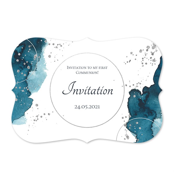 Single card with brackets Landscape 14,3 x 10 cm Single card with brackets Landscape 14,3 x 10 cm