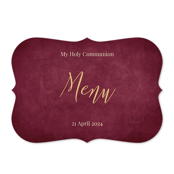 Single card with brackets Landscape 14,3 x 10 cm