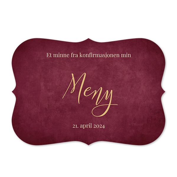 Enkle Fotokort med spisse kanter Liggende 14,3 x 10 cm