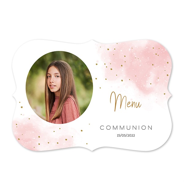 Single card with brackets Landscape 14,3 x 10 cm