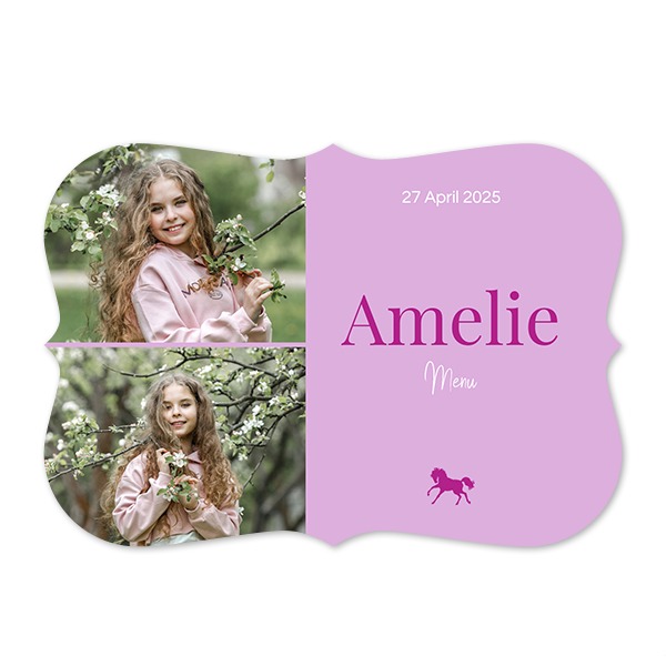 Single card with brackets Landscape 14,3 x 10 cm Single card with brackets Landscape 14,3 x 10 cm
