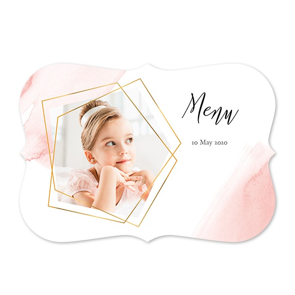 Faire-part 1 volet Accolades paysage 14,3 x 10 cm Faire-part 1 volet Accolades paysage 14,3 x 10 cm