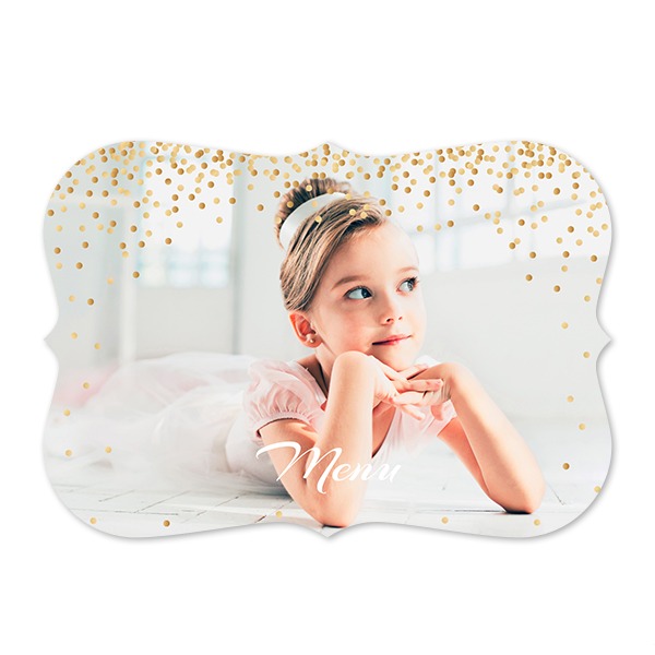 Faire-part 1 volet Accolades paysage 14,3 x 10 cm Faire-part 1 volet Accolades paysage 14,3 x 10 cm