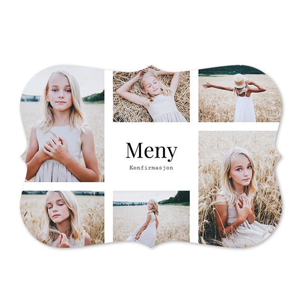 Enkle Fotokort med spisse kanter Liggende 14,3 x 10 cm Enkle Fotokort med spisse kanter Liggende 14,3 x 10 cm