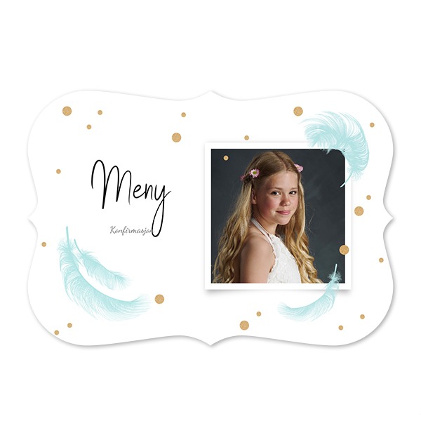 Enkle Fotokort med spisse kanter Liggende 14,3 x 10 cm