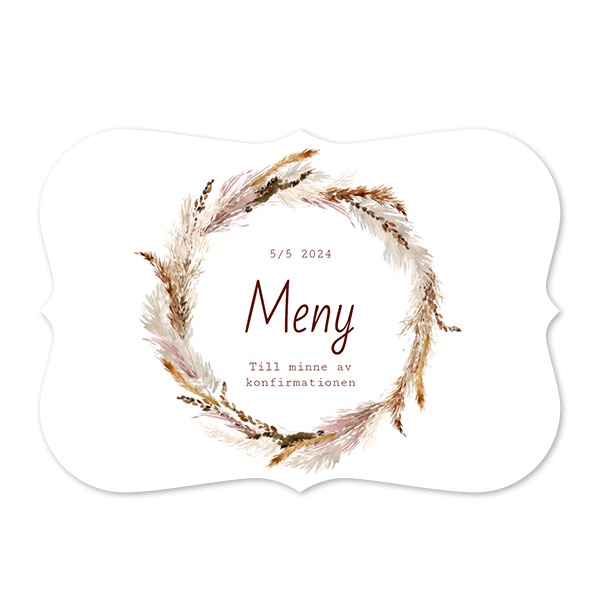 Enkla Fotokort med spetskant Liggande 14,3 x 10 cm