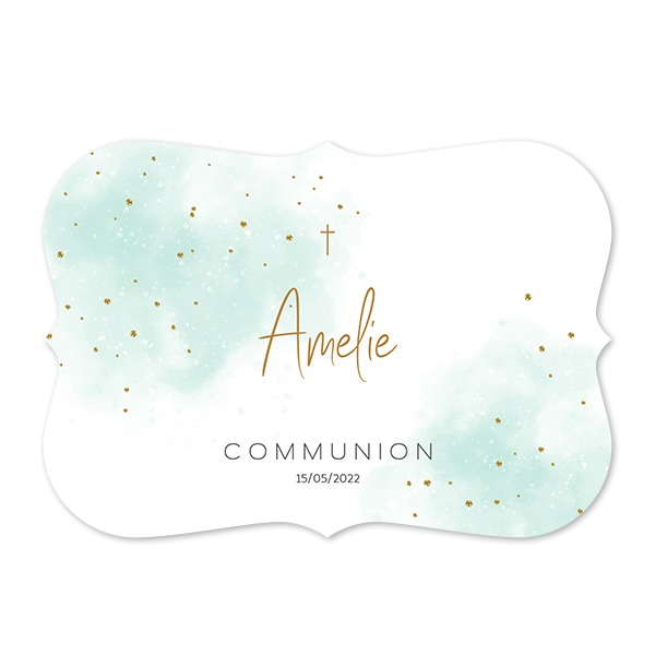 Faire-part 1 volet Accolades paysage 14,3 x 10 cm