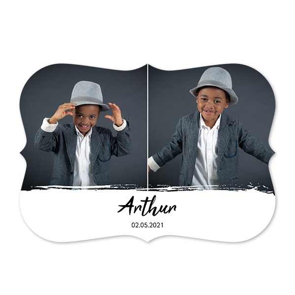 Faire-part 1 volet Accolades paysage 14,3 x 10 cm Faire-part 1 volet Accolades paysage 14,3 x 10 cm