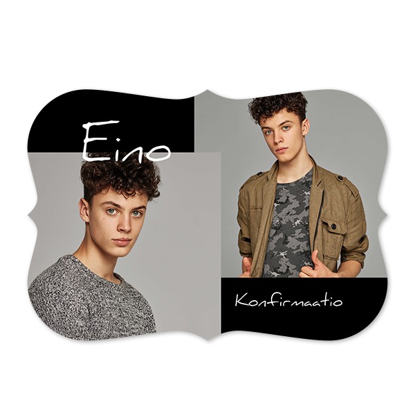 Klassiset Kuvakortit aaltoreunoilla Vaaka 14,3 x 10 cm