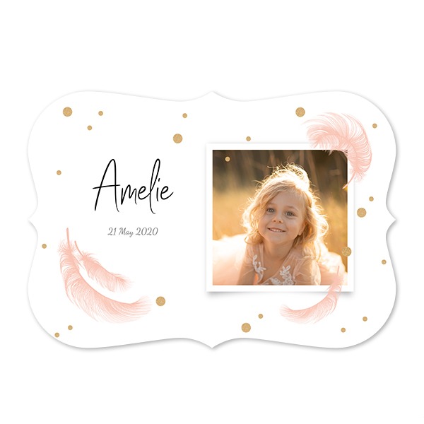 Faire-part 1 volet Accolades paysage 14,3 x 10 cm Faire-part 1 volet Accolades paysage 14,3 x 10 cm
