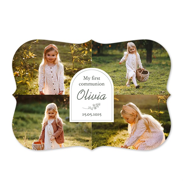 Single card with brackets Landscape 14,3 x 10 cm Single card with brackets Landscape 14,3 x 10 cm
