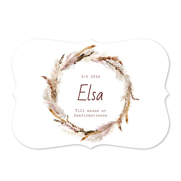 Enkla Fotokort med spetskant Liggande 14,3 x 10 cm