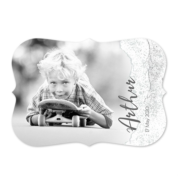 Faire-part 1 volet Accolades paysage 14,3 x 10 cm