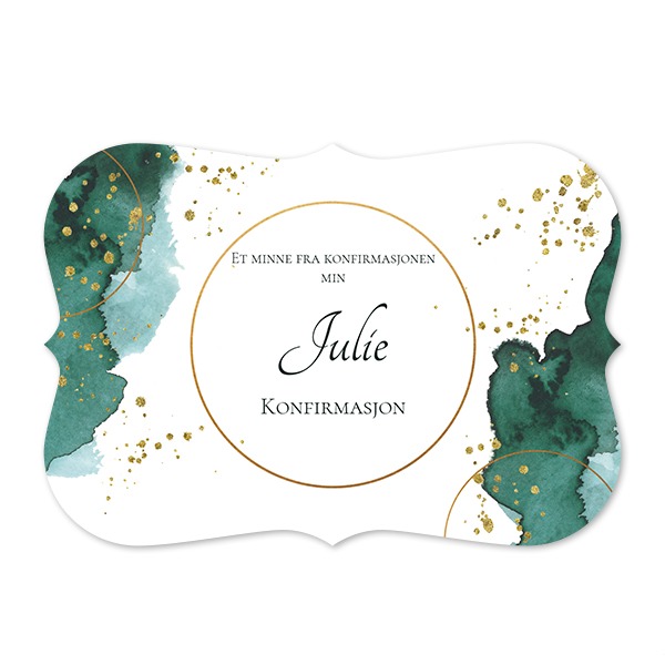 Enkle Fotokort med spisse kanter Liggende 14,3 x 10 cm