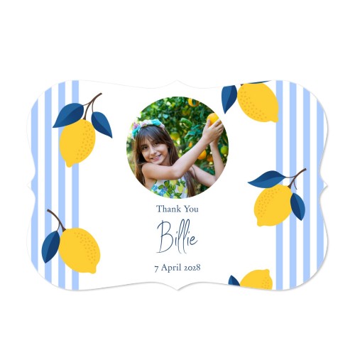 Single card with brackets Landscape 14,3 x 10 cm