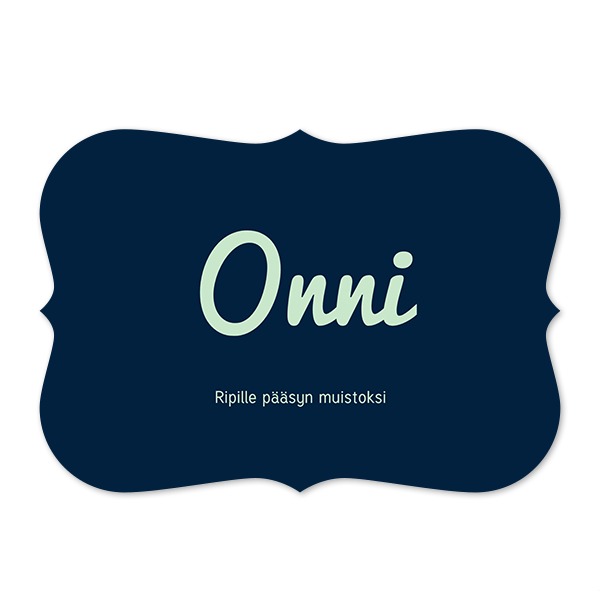 Klassiset Kuvakortit aaltoreunoilla Vaaka 14,3 x 10 cm