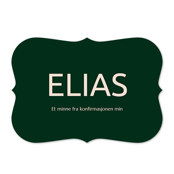 Enkle Fotokort med spisse kanter Liggende 14,3 x 10 cm