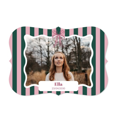 Enkle Fotokort med spisse kanter Liggende 14,3 x 10 cm