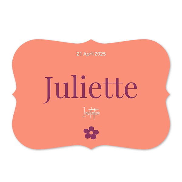 Grusskarte mit Klammer-Rahmen Querformat 14,3 x 10 cm