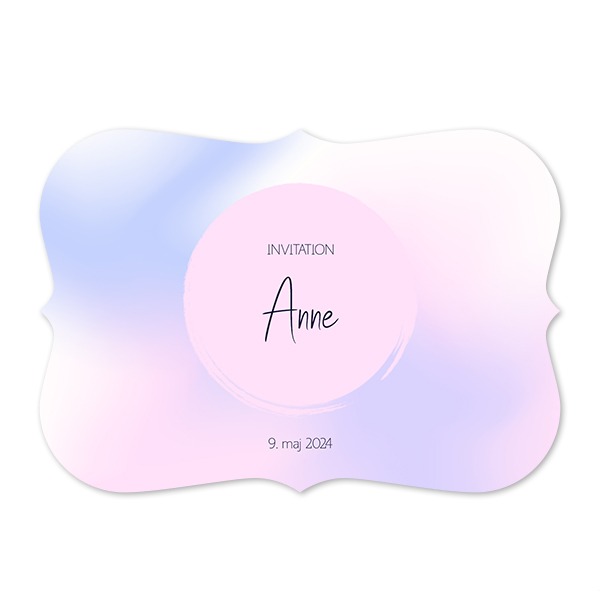 Enkle Fotokort spidse kanter Landskab 14,3 x 10 cm