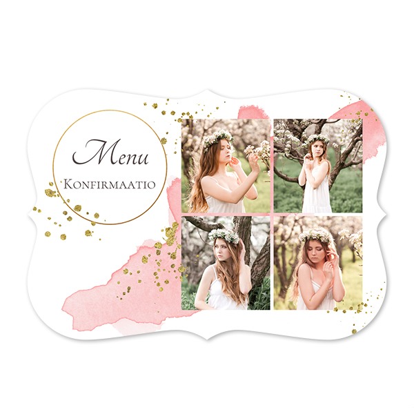 Klassiset Kuvakortit aaltoreunoilla Vaaka 14,3 x 10 cm