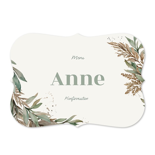 Enkle Fotokort spidse kanter Landskab 14,3 x 10 cm