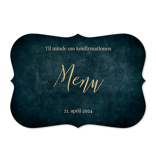 Enkle Fotokort spidse kanter Landskab 14,3 x 10 cm