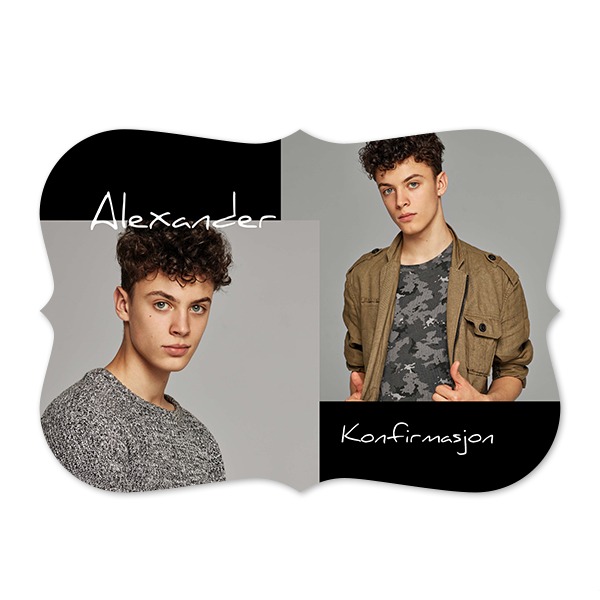 Enkle Fotokort med spisse kanter Liggende 14,3 x 10 cm Enkle Fotokort med spisse kanter Liggende 14,3 x 10 cm