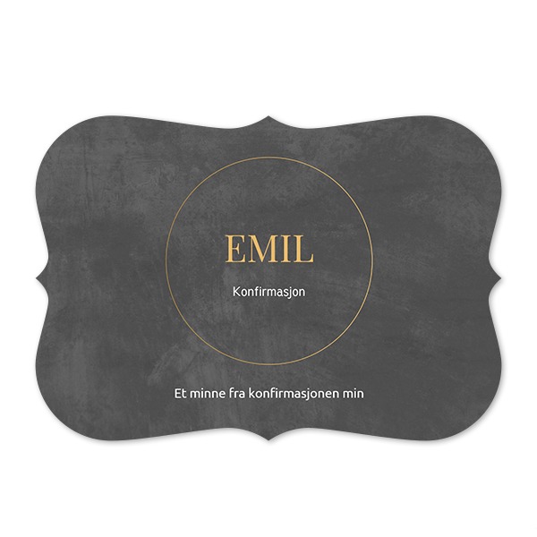 Enkle Fotokort med spisse kanter Liggende 14,3 x 10 cm