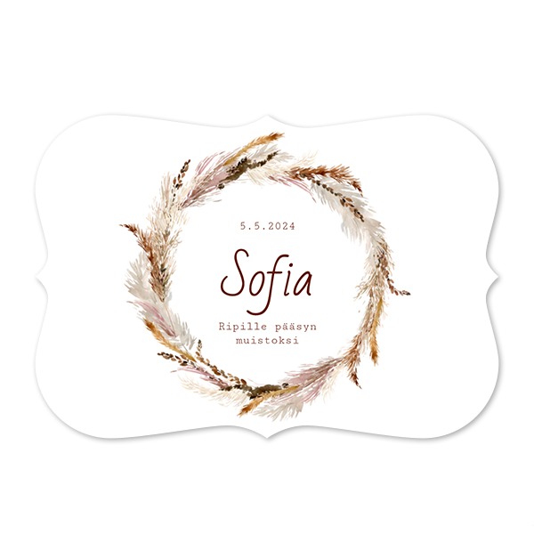 Klassiset Kuvakortit aaltoreunoilla Vaaka 14,3 x 10 cm