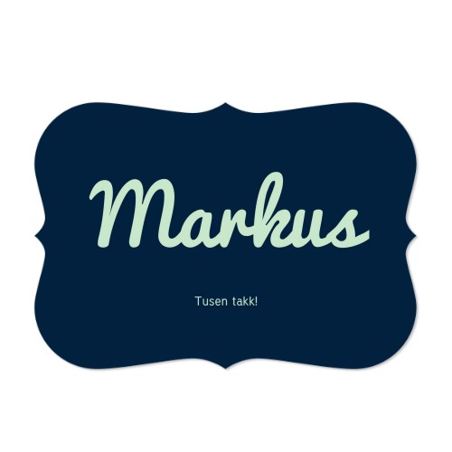 Enkle Fotokort med spisse kanter Liggende 14,3 x 10 cm