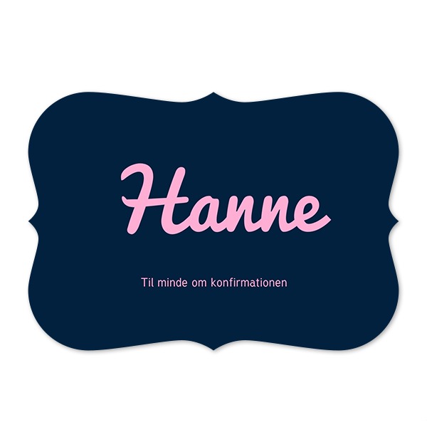 Enkle Fotokort spidse kanter Landskab 14,3 x 10 cm