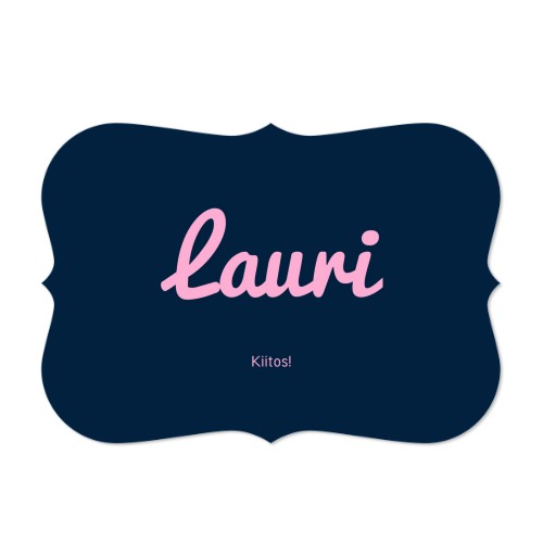 Klassiset Kuvakortit aaltoreunoilla Vaaka 14,3 x 10 cm