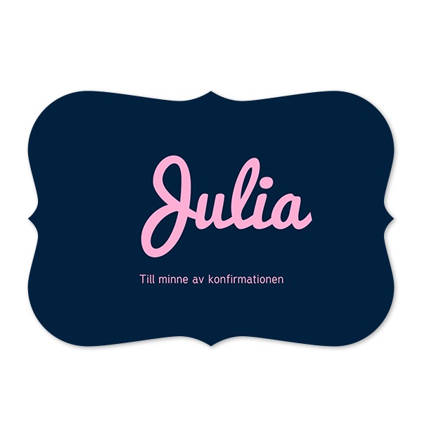 Enkla Fotokort med spetskant Liggande 14,3 x 10 cm