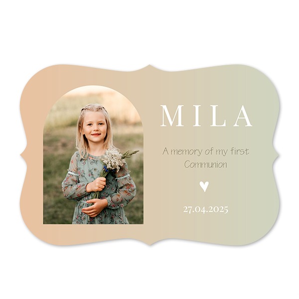 Single card with brackets Landscape 14,3 x 10 cm Single card with brackets Landscape 14,3 x 10 cm