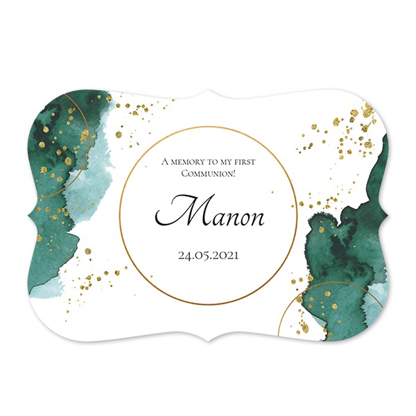 Faire-part 1 volet Accolades paysage 14,3 x 10 cm