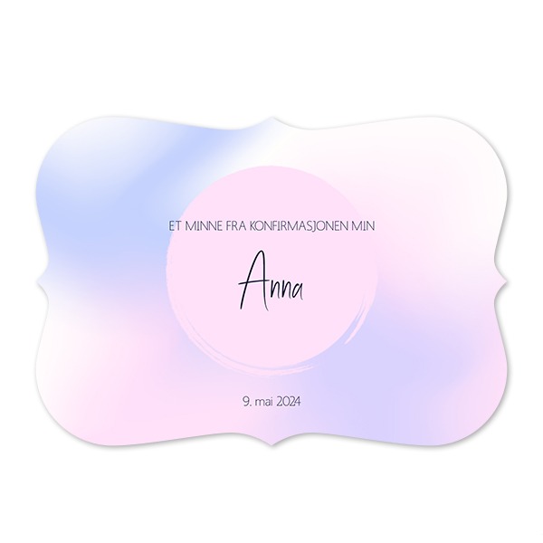 Enkle Fotokort med spisse kanter Liggende 14,3 x 10 cm