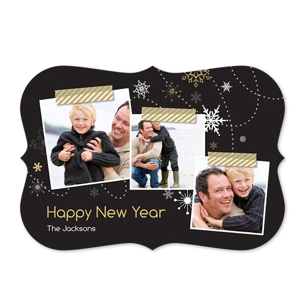 Single card with brackets Landscape 14,3 x 10 cm