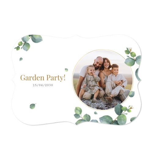 Faire-part 1 volet Accolades paysage 14,3 x 10 cm Faire-part 1 volet Accolades paysage 14,3 x 10 cm