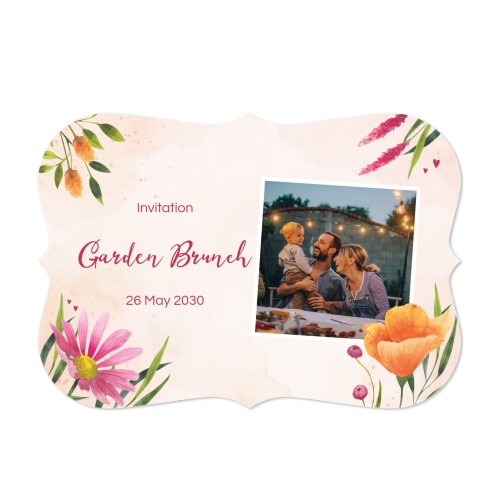 Fotokaart accolade liggend 14,3 x 10 cm Fotokaart accolade liggend 14,3 x 10 cm