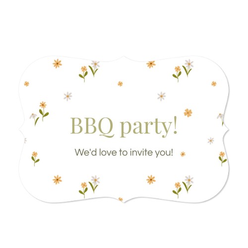 Faire-part 1 volet Accolades paysage 14,3 x 10 cm