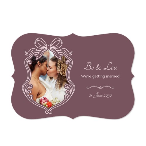 Single card with brackets Landscape 14,3 x 10 cm Single card with brackets Landscape 14,3 x 10 cm