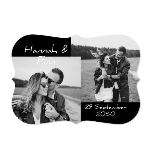 Fotokaart accolade liggend 14,3 x 10 cm Fotokaart accolade liggend 14,3 x 10 cm