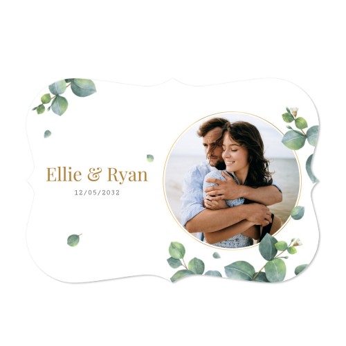 Faire-part 1 volet Accolades paysage 14,3 x 10 cm